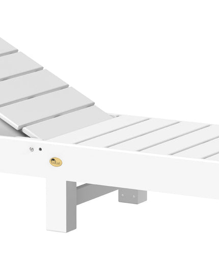 LuxCraft Urban Chaise Lounge White