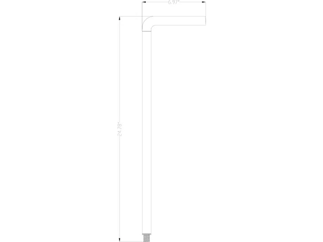 Lumien Modern Black L-Shaped 6W LED Landscape Area Light