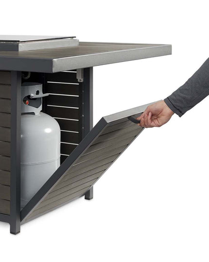 Stylish Brooks 30.75x50 Gas Fire Pit Table for Patios