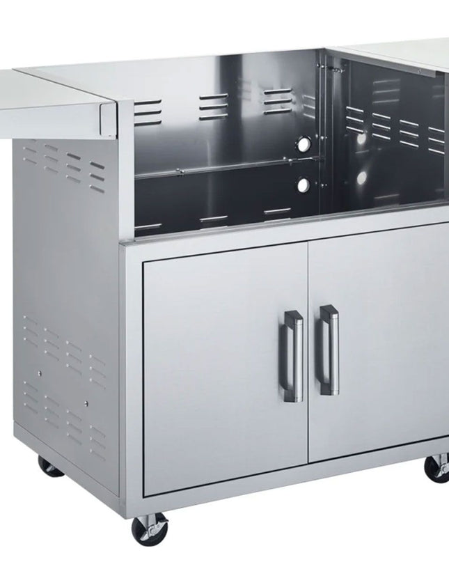 Broilmaster 32-Inch Cart with 2 Fold-Down Side Shelves