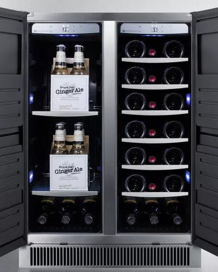 Summit Outdoor Dual-Zone Undercounter Beverage Center