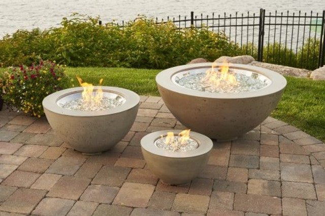 20" Round Fire Bowl Natural Grey - Cove