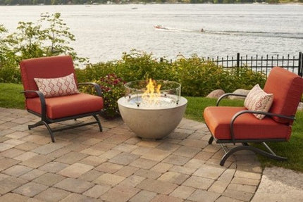 20" Round Fire Bowl Natural Grey - Cove