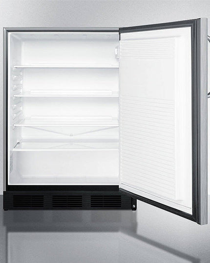 Summit Durable Outdoor Stainless Undercounter Refrigerator