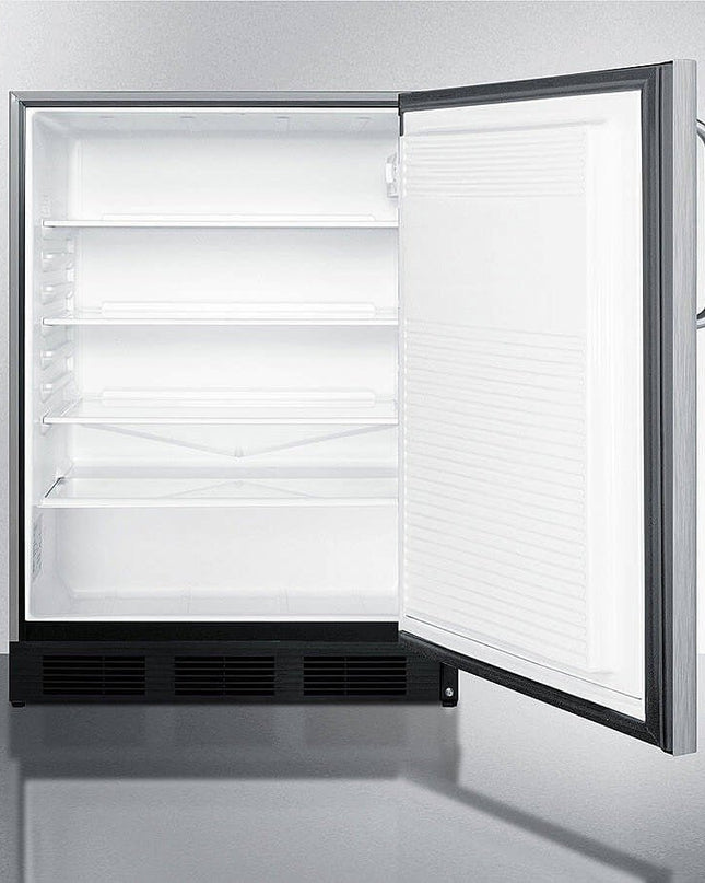 Summit Durable Outdoor Stainless Undercounter Refrigerator