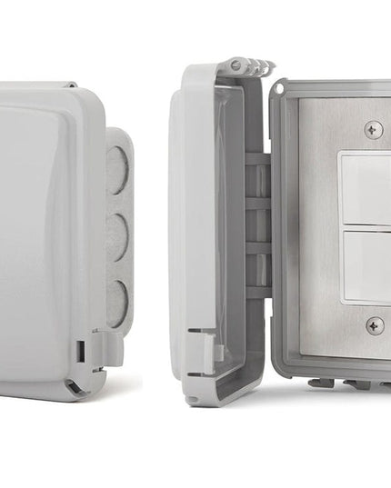 Infratech Single Duplex, Flush Mount with Weatherproof Cover