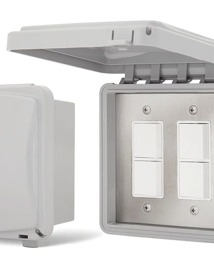 Infratech Dual Duplex, Surface Mount with Weatherproof Box and Cover