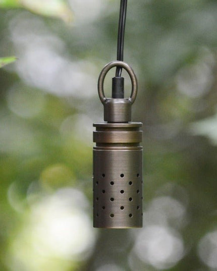 Lumien Stylish Hanging Light with Perforated Shroud