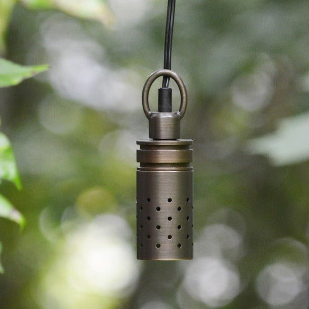 Lumien Stylish Hanging Light with Perforated Shroud