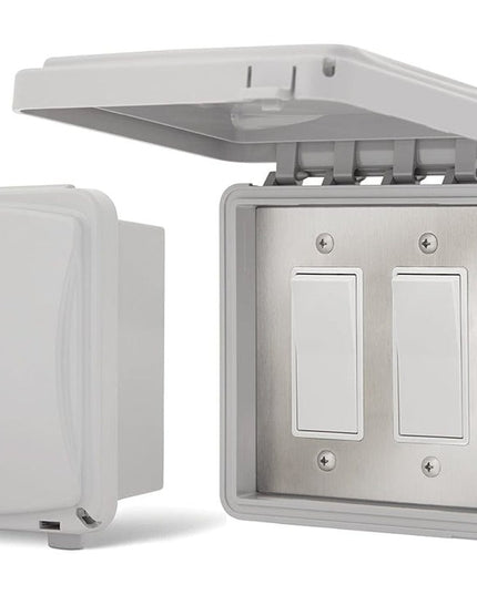 Infratech Dual Surface Mount with Weatherproof Box and Cover