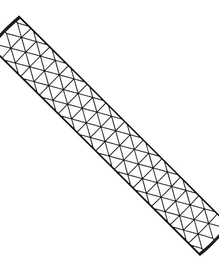 Infratech Motif Contemporary Decorative Fascia for 61-1/4” Dual Element Heater
