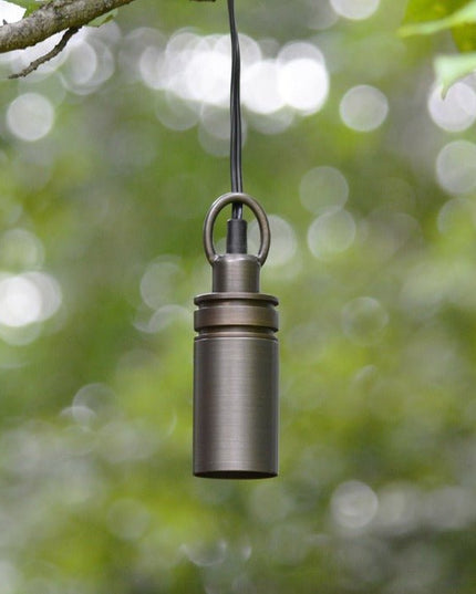Lumien Solid Brass Micro Pendant with Long Shroud – IP68 Rated