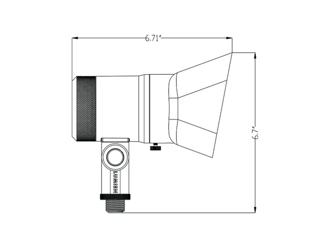 Lumien 8W LED Bronze Floodlight – 3000K, Dimmable, IP65 Rated
