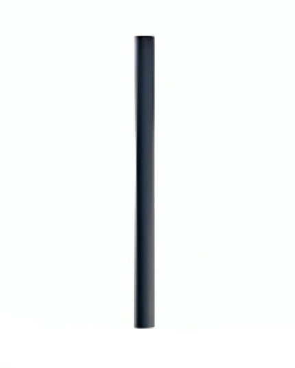 Fire Garden 93" Black In Ground Post