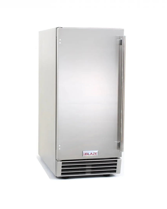 Blaze 50 Lb. 15-Inch Outdoor Ice Maker with Gravity Drain