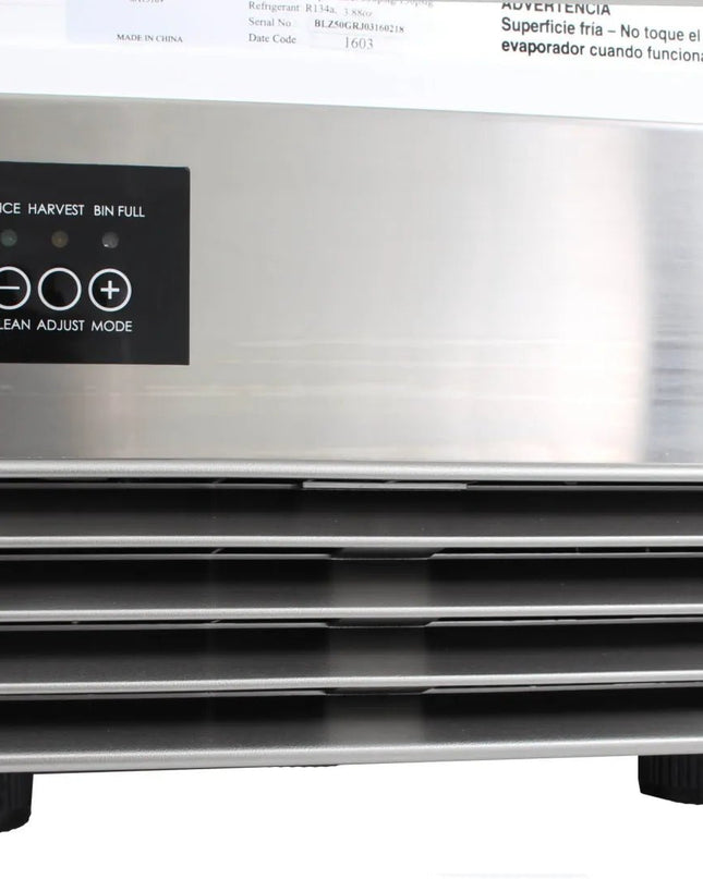 Blaze 50 Lb. 15-Inch Outdoor Ice Maker with Gravity Drain