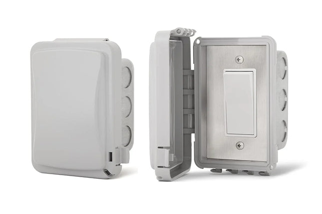 Infratech Single Flush Mount with Weatherproof Cover
