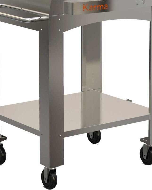 WPPO Stainless Steel Cart for Karma 42 Pizza Oven