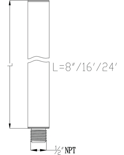 Lumien Durable 4-Inch Black Riser Accessory for Lighting Systems