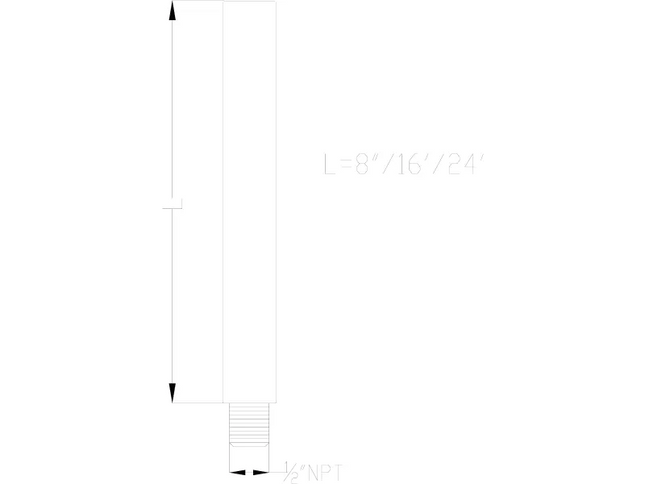 Lumien Sturdy 16" Bronze Aluminum Riser