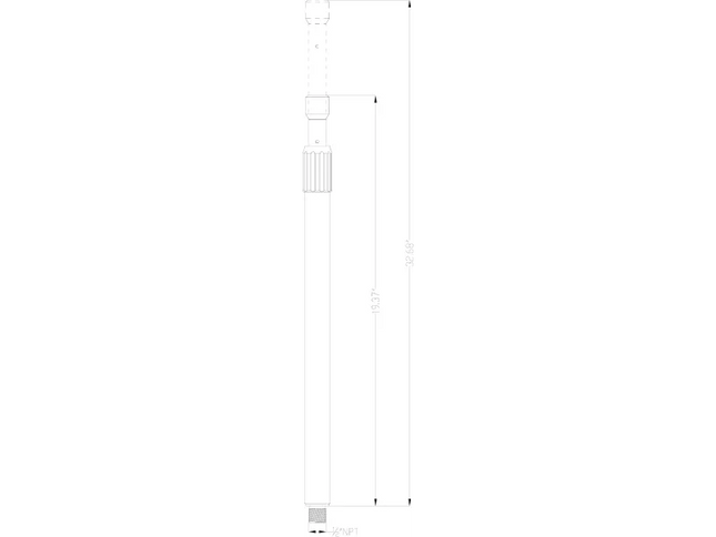 Lumien Adjustable Bronze Spot Light Riser 16–25 Inch Range