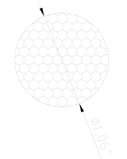 Lumien Hexagon Filter Accessory for Recessed Micro Fixtures