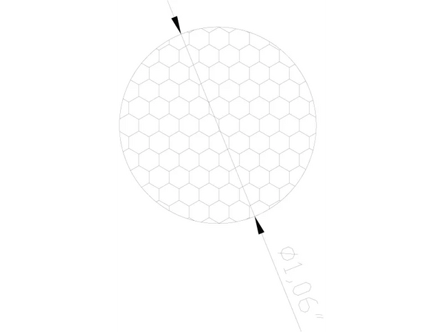 Lumien Hexagon Filter Accessory for Recessed Micro Fixtures
