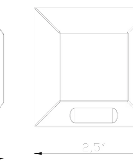 Lumien Recessed Square Micro Light – Quick Connect Brass Fixture