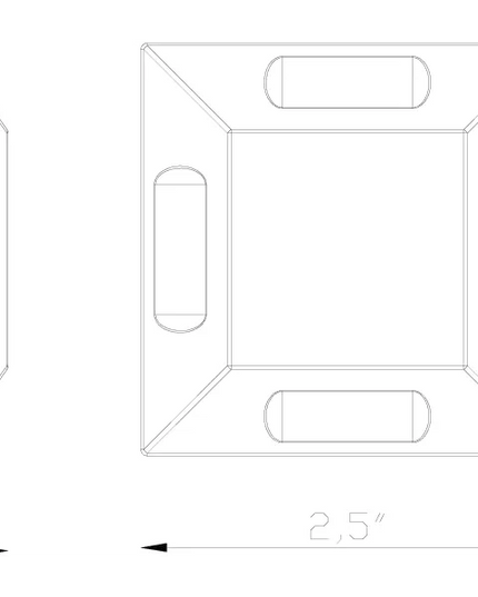 Lumien Antique Square 4-Sided Micro Light with Quick Connect