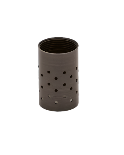 Lumien Antique Brass Long Perforated Shroud with Quick Connect