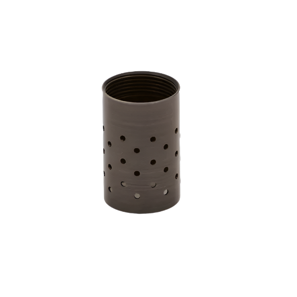 Lumien Antique Brass Long Perforated Shroud with Quick Connect