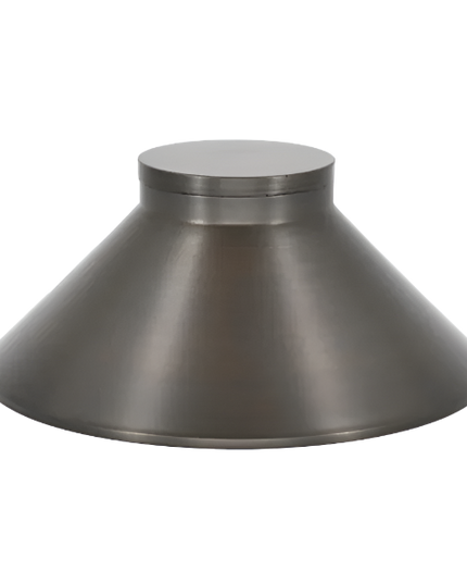 Lumien Antique Brass Flat Dome Path Light Cap