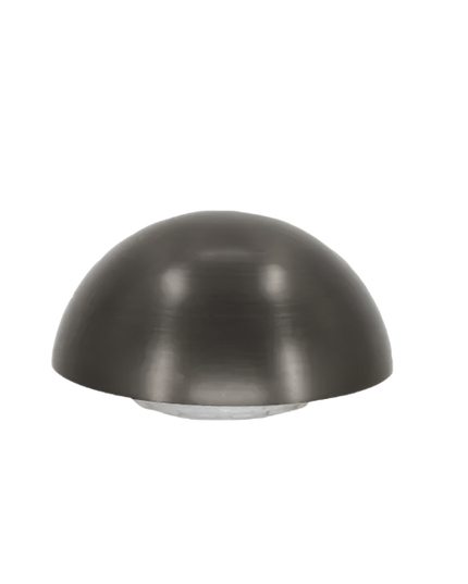 Lumien Rounded Top Micro Path Light Cap in Antique Brass