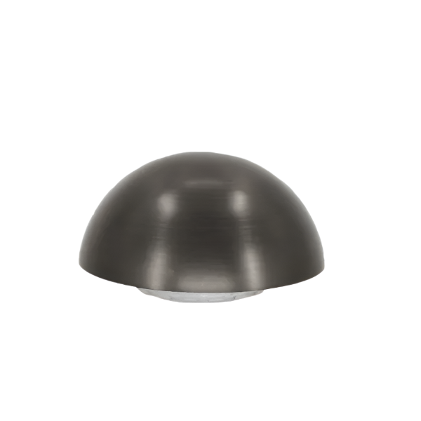 Lumien Rounded Top Micro Path Light Cap in Antique Brass