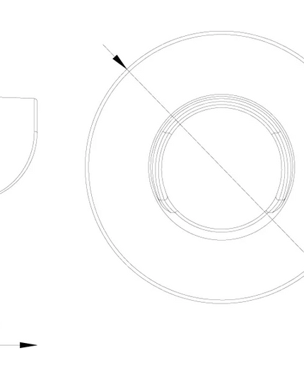 Lumien Brass Circular Shroud Light Accessory with Quick Connect