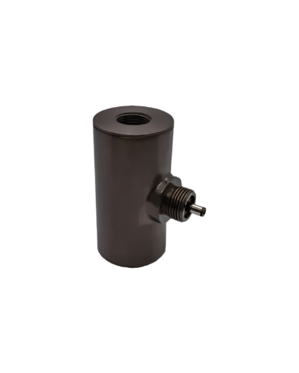 Lumien Antique Brass Bollard T-Mount with Quick Connect System