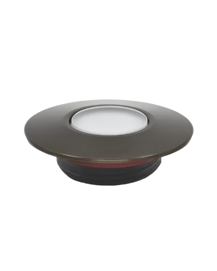 Lumien Antique Brass Nano Circular Flush Light with Quick Connect