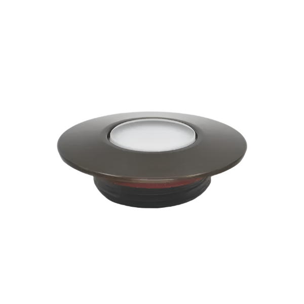 Lumien Antique Brass Nano Circular Flush Light with Quick Connect