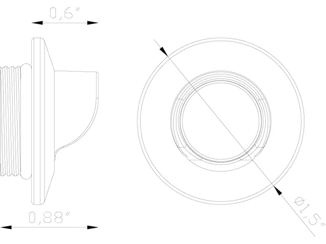 Lumien Antique Brass Nano Circular Shroud with Quick Connect Design