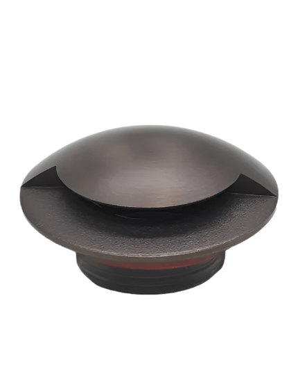 Lumien Antique Brass 180° Circular Nano Light with Quick Connect