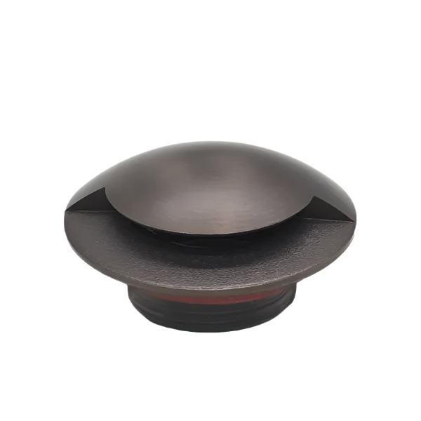 Lumien Antique Brass 180° Circular Nano Light with Quick Connect