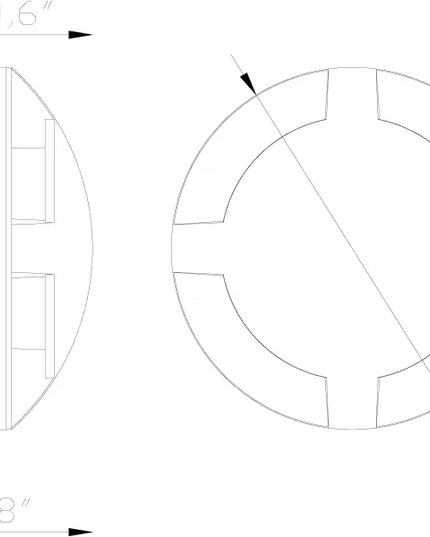 Lumien Circular 3600 Recessed Nano Light with Quick Connect System