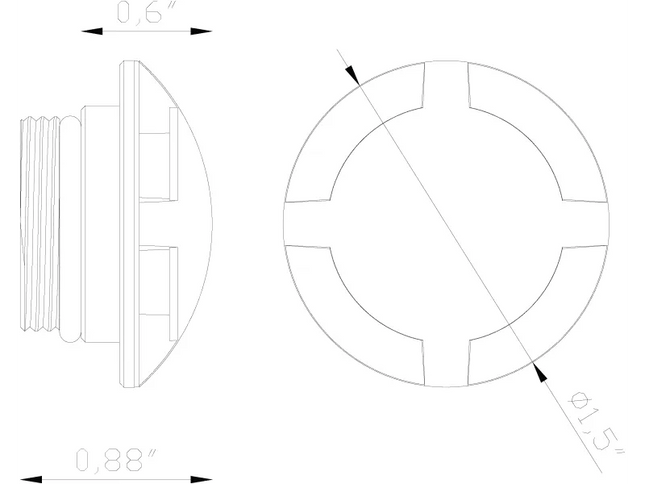 Lumien Circular 3600 Recessed Nano Light with Quick Connect System