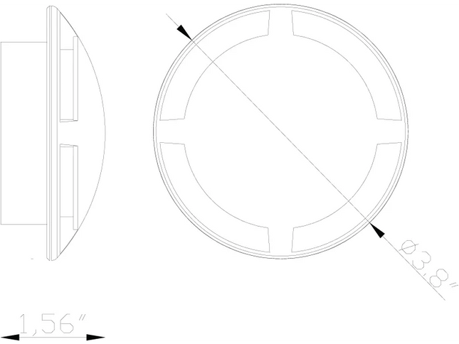 Lumien Circular 3600 Recessed Macro Light with 360° Beam Spread