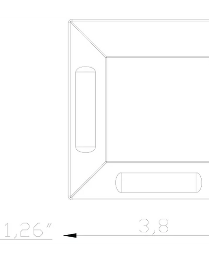 Lumien Square 2-Sided 90° Light with Quick Connect System