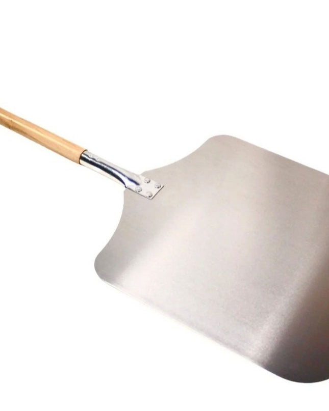 Durable WPPO 14"x38" Aluminum Pizza Peel with Wood Handle