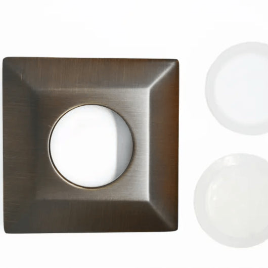 Lumien Square Flush Micro Light with Quick Connect and IP68 Rating