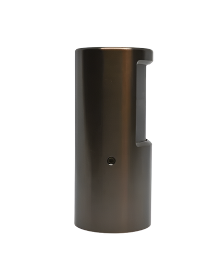 Lumien Antique Brass Bollard Cap with 90° Opening Cover