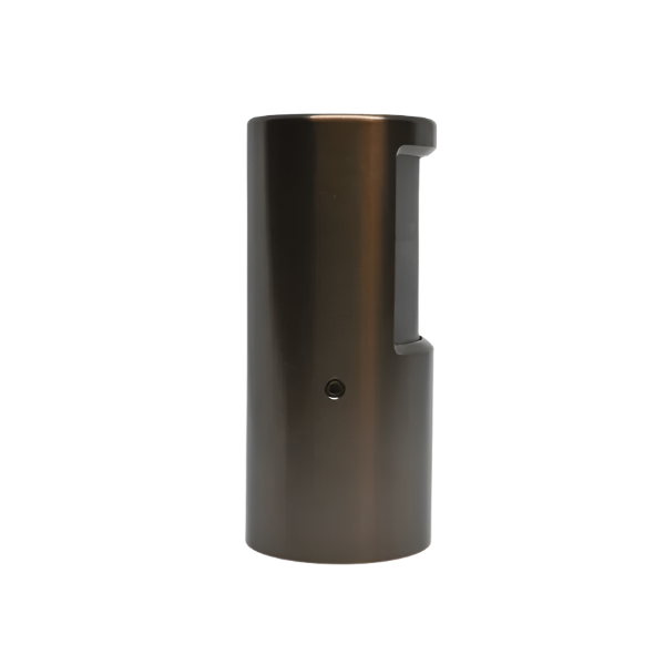 Lumien Antique Brass Bollard Cap with 90° Opening Cover