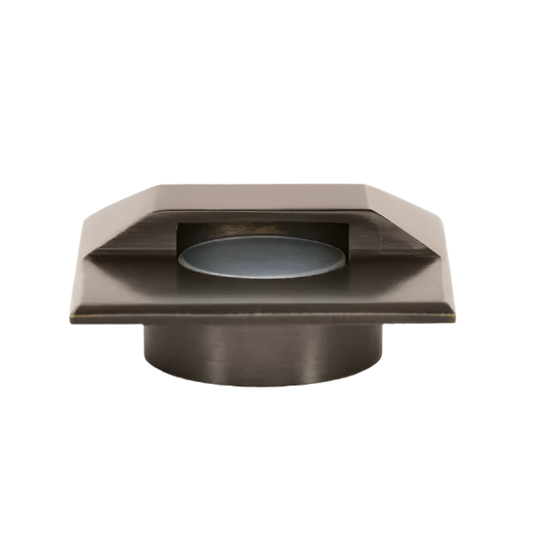 Lumien Durable Brass Square Half Moon Micro Light – IP68 Rated